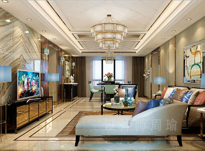白丝jk自慰喷水世纪江尚三室两厅168平装修设计效果欣赏